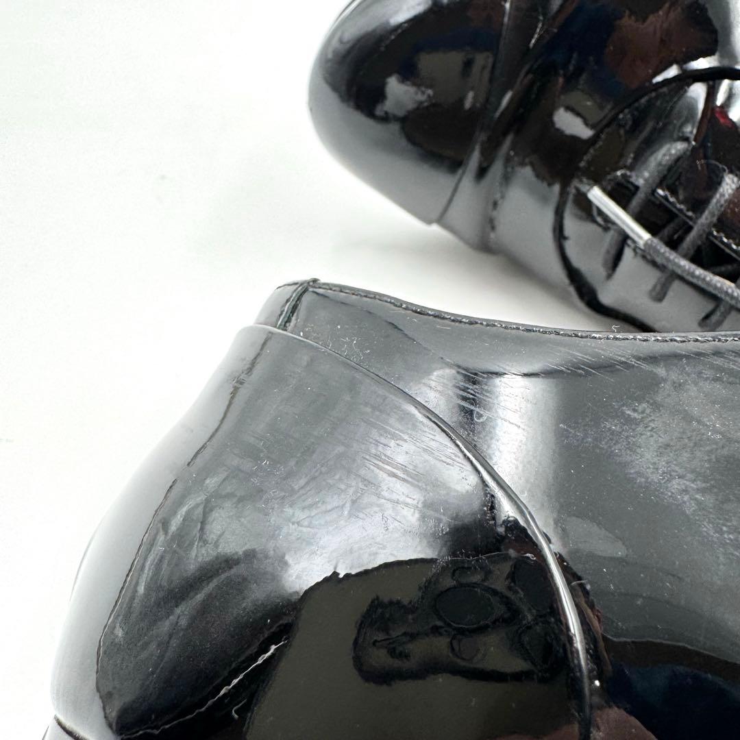 CHANEL シャネル　ココマーク　カメリア　ブラック　エナメル　サイズ37