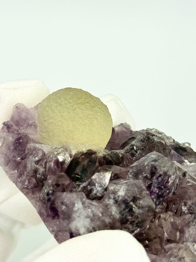 球状フローライト　インド産　蛍石　原石標本　鉱物標本　原石　ポンデリング