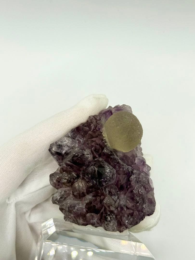 球状フローライト　インド産　蛍石　原石標本　鉱物標本　原石　ポンデリング