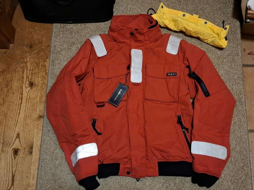 POLO　ラルフローレン　アウター　リフレクター　サイズS　マリン　ジャケット