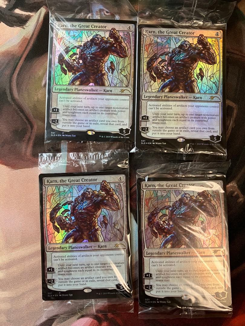 MTG 大いなる創造者、カーン Secret Lair 未開封 4枚セット