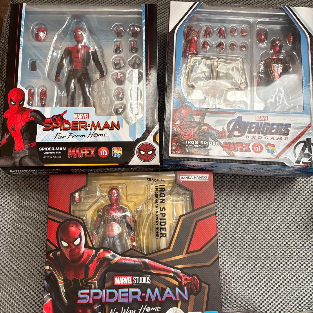 MAFEX スパイダーマン　アイアンスパイダーマン3体　新品未開封品
