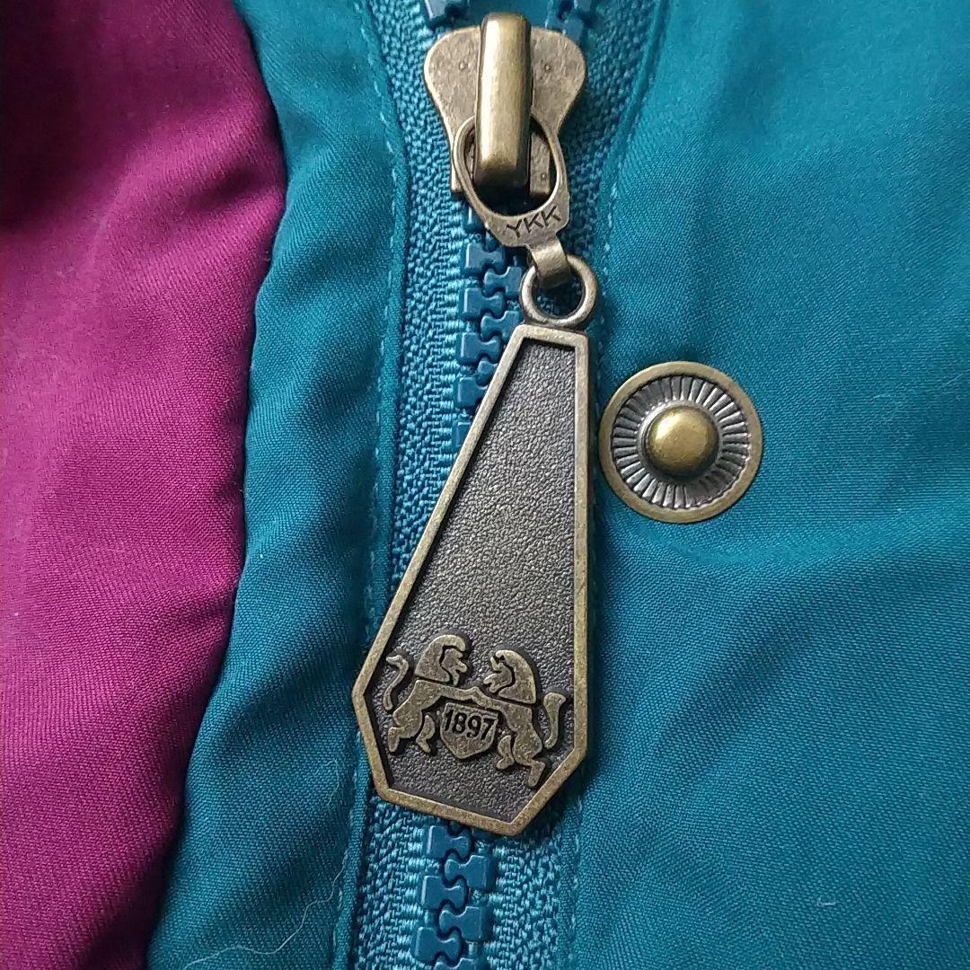 好配色☆ワンポイント刺繍 アーガイル柄 バイカラー ゴアテックス ジャケット