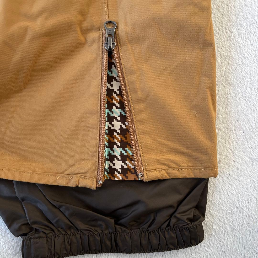 BURTON バートン スノーボードパンツ ロゴ刺繍 ベージュ 大きいサイズL