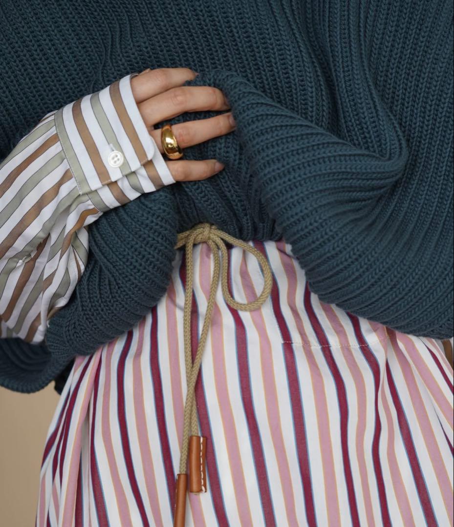 CRISTASEYA ニット ベスト ◆ ジレ seya. クリスタセヤ