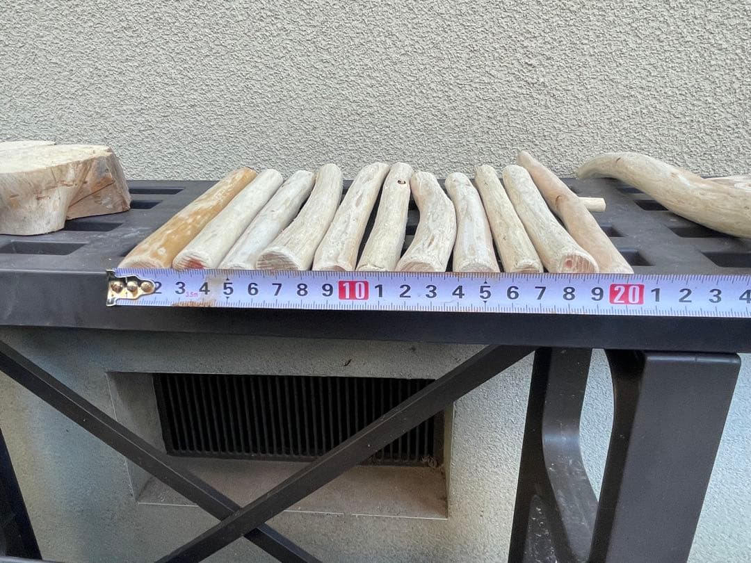 国産ヒノキ　鳥用止まり木　スタンド　アスレチック　約113センチ