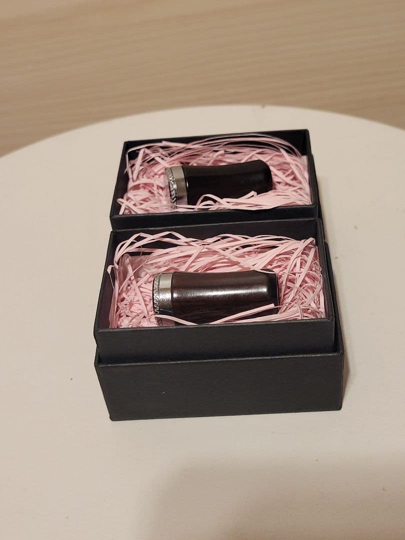 希少ヒトトキワークス カスタムハンドルノブ エボニー 2個