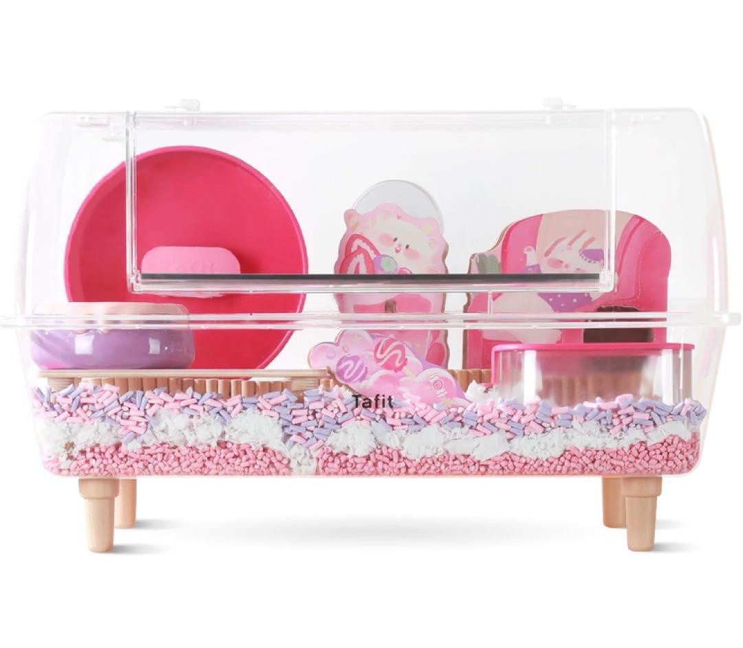 TAFIT ハムスター ケージ 620 全透明 大型 広々 飼育ケージ 耐久性