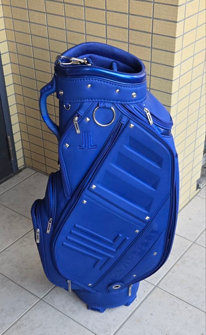 希少ロイヤルブルー キャディバッグ LANVIN SPORT ランバンスポール