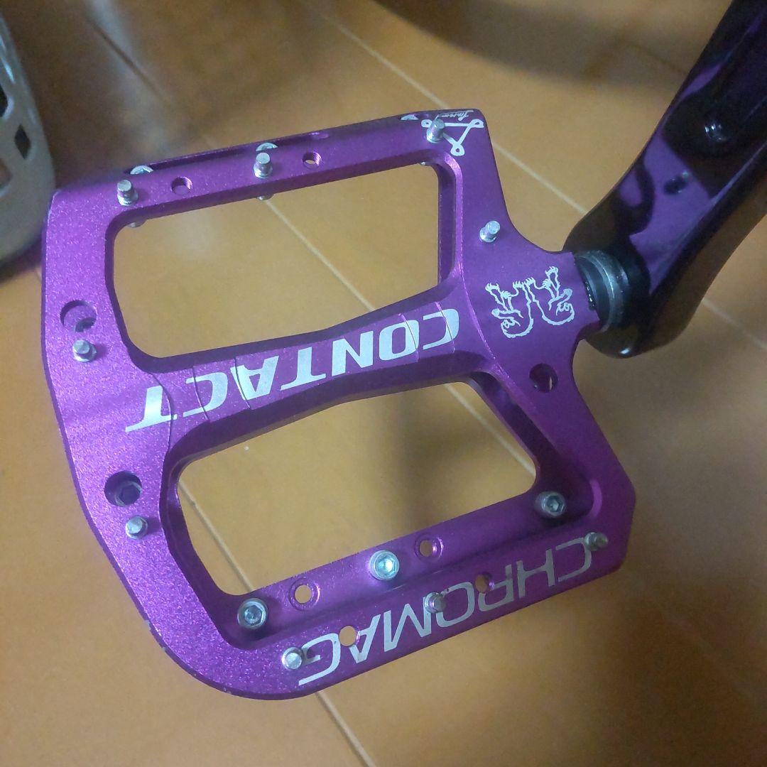 CHROMAG CONTACT フラットペダル パープル　MTB　クロマグ