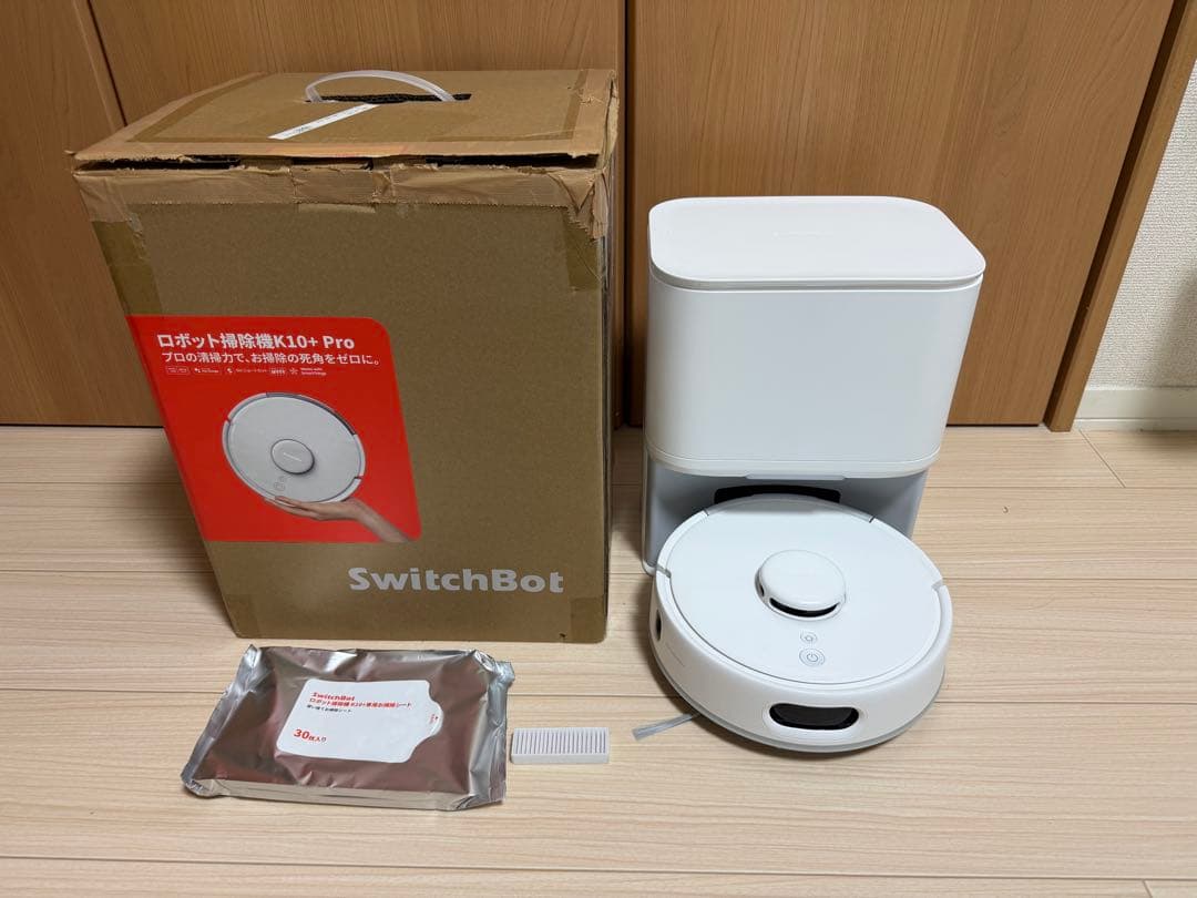 し*ん様 超小型 SwitchBot ロボット掃除機 K10+Pro