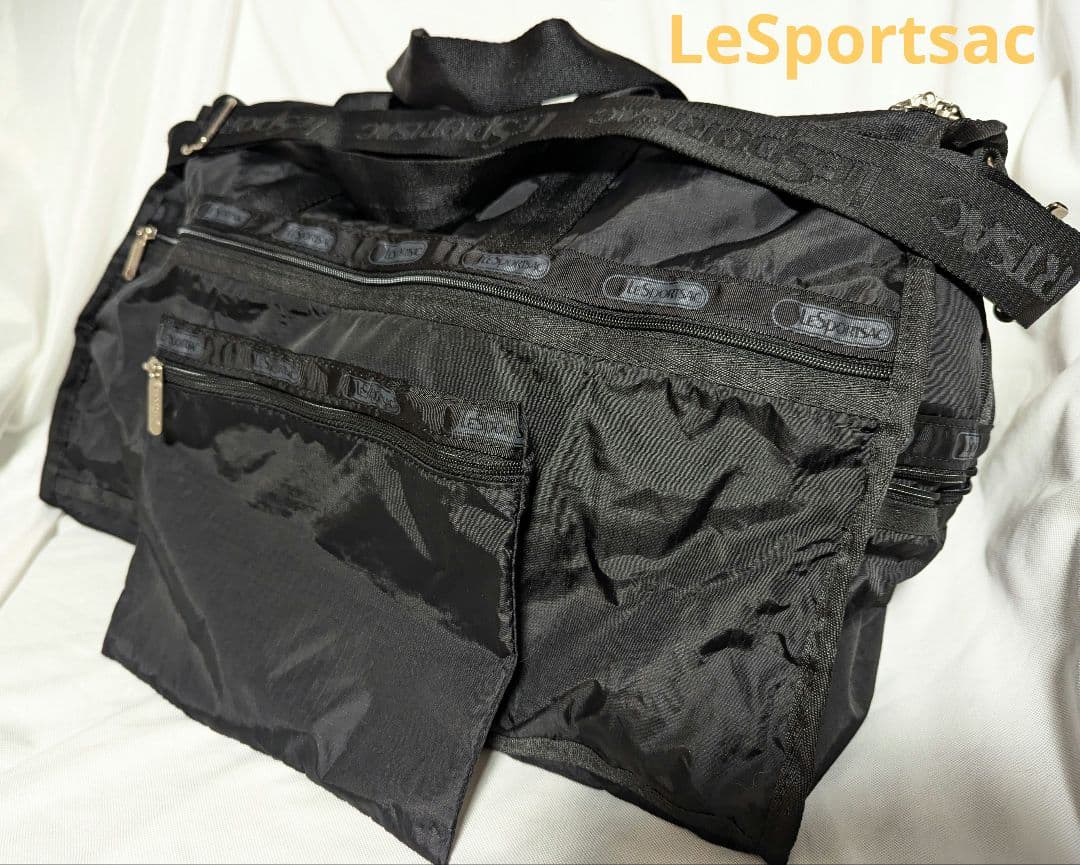 LeSportsac　ボストンバック　ブラック
