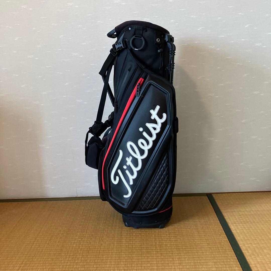 Titleist キャディバッグ ブラック/レッド