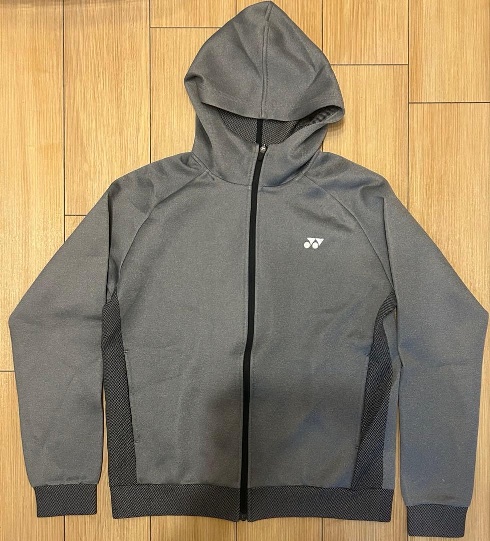 美品　YONEX メンズ　スウェット　セットアップ　グレー　上着/O パンツ/L