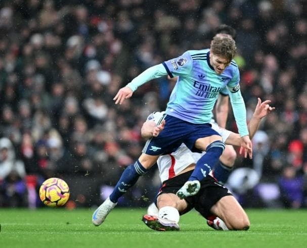 アーセナル　ウーデゴール　オーセンティック サード CL（M）2024-25