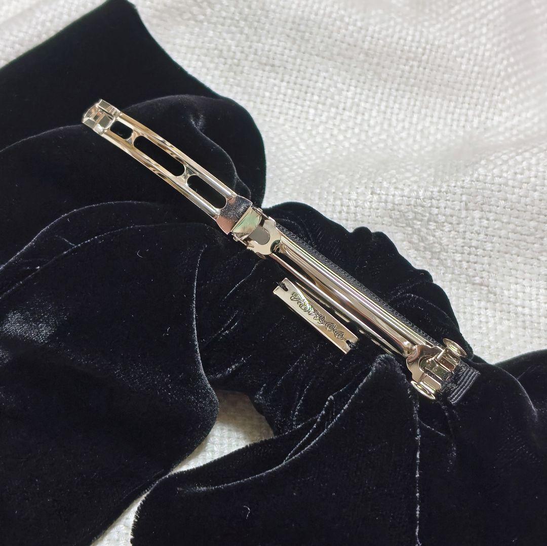 専用FETICOフェティコVELVET BOW HAIR CLIPバレッタ