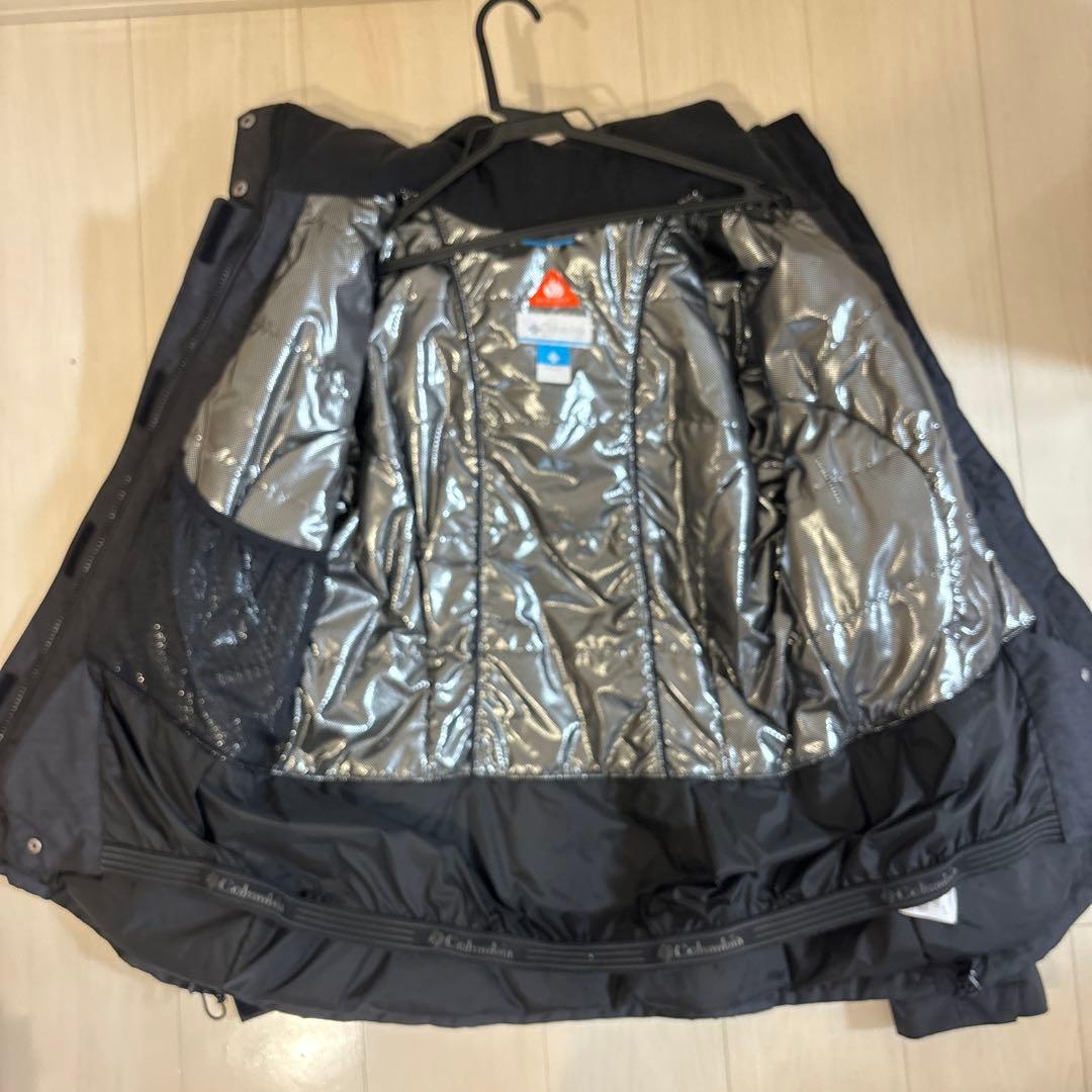 Columbia スノーウエア フード付き ブラック