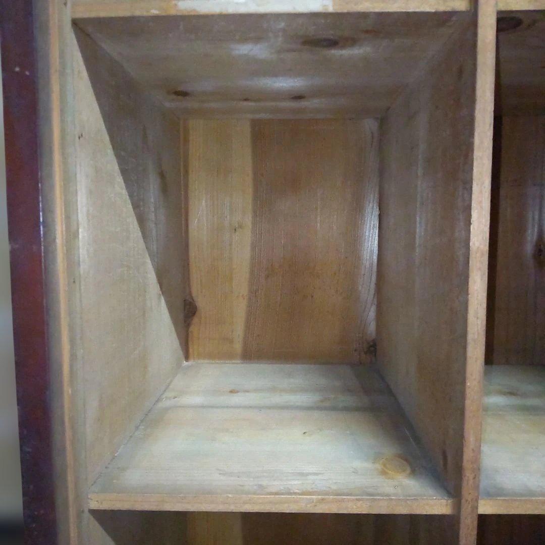 昭和レトロ　書棚　縦33cm横38.5cm高さ91cm