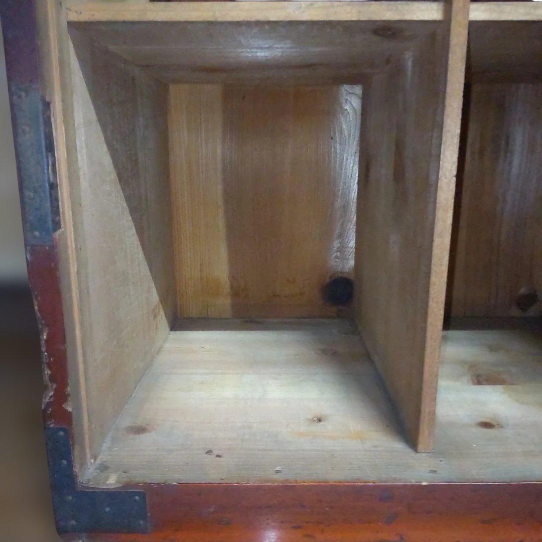 昭和レトロ　書棚　縦33cm横38.5cm高さ91cm