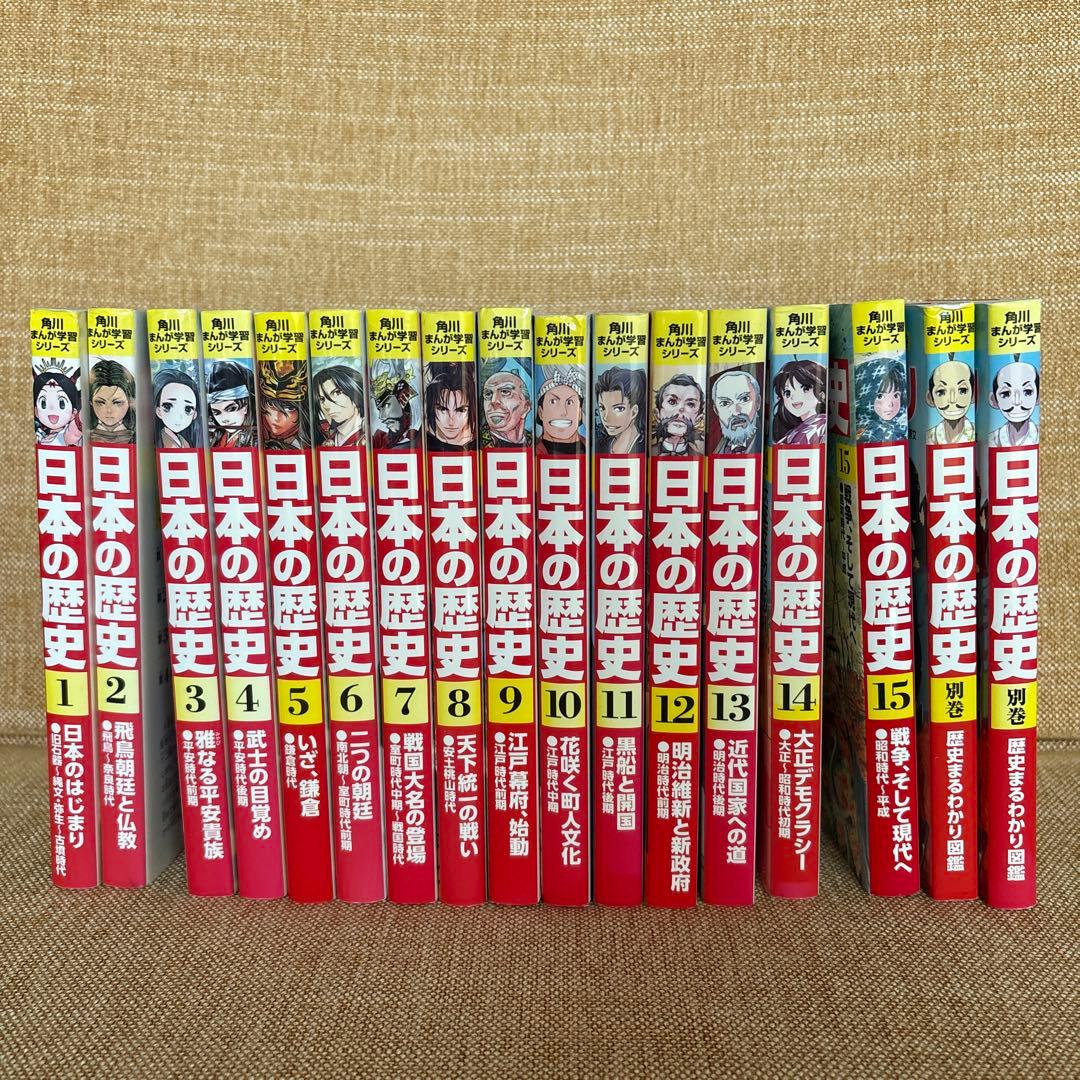 角川まんが学習シリーズ　日本の歴史　セット
