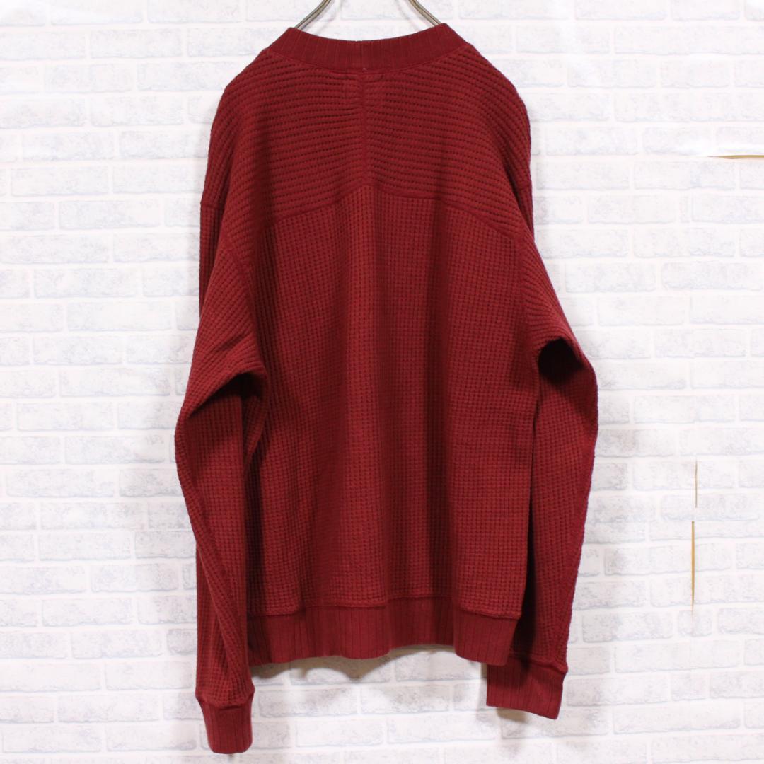 XL ジャックマン ワッフル ミッドネック トレーナー サーマル JACKMAN