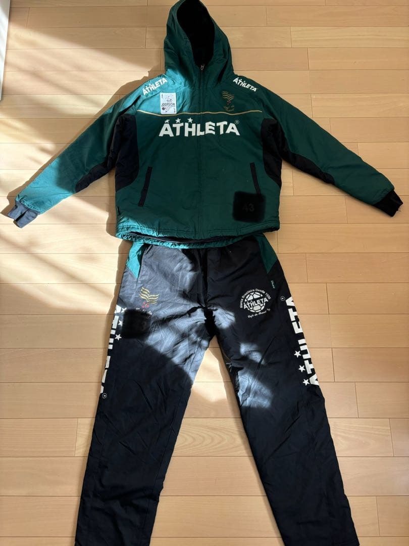 Jogador ATHLETA ピステ・ウィンドブレーカー 緑/黒