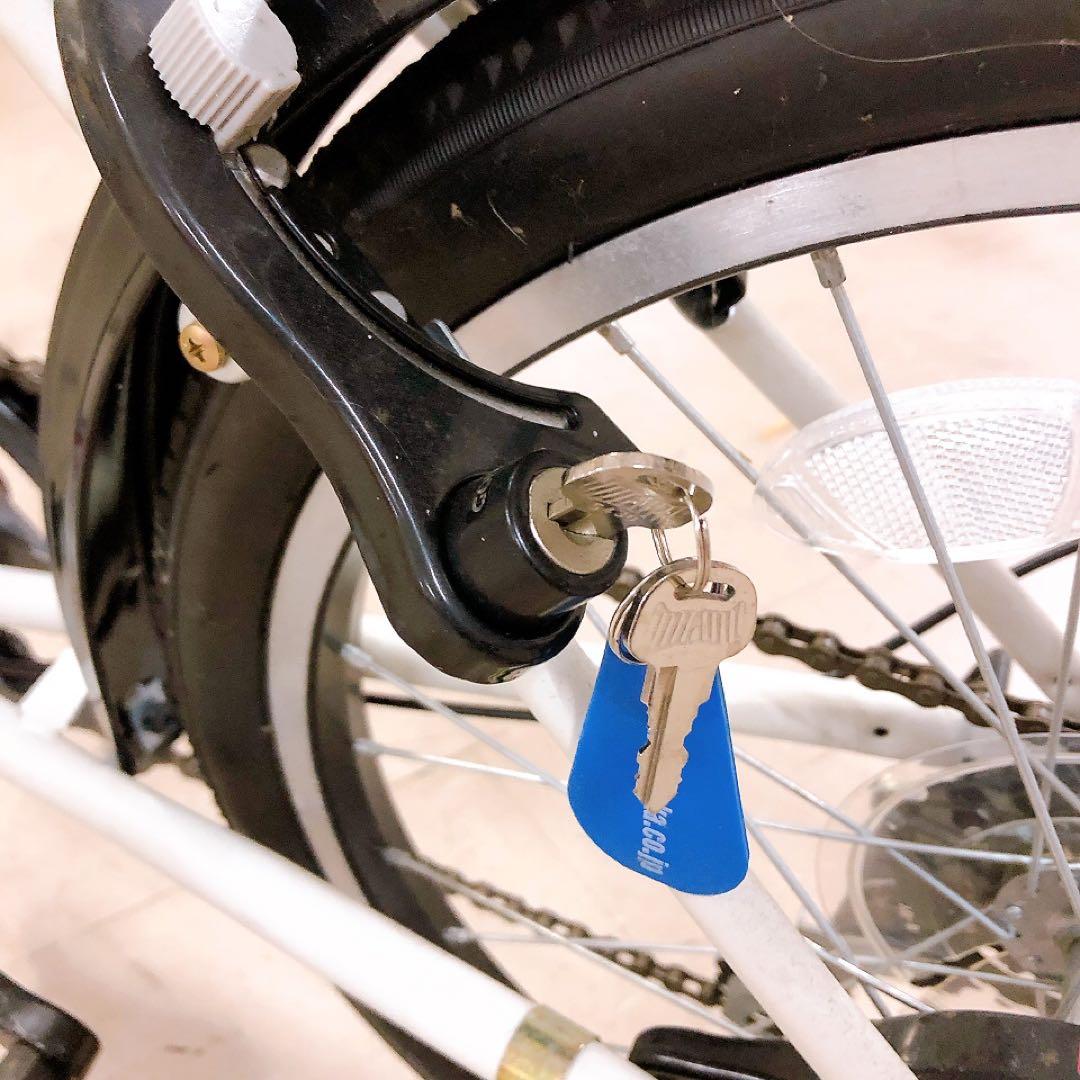 引取限定 折りたたみ自転車 ROXY 丸石サイクル 20インチ 6段変速