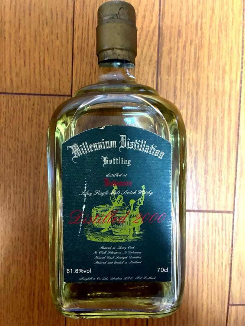 『ビンテージ』 ボウモア シェリーカスク 2000年蒸留 61.6％