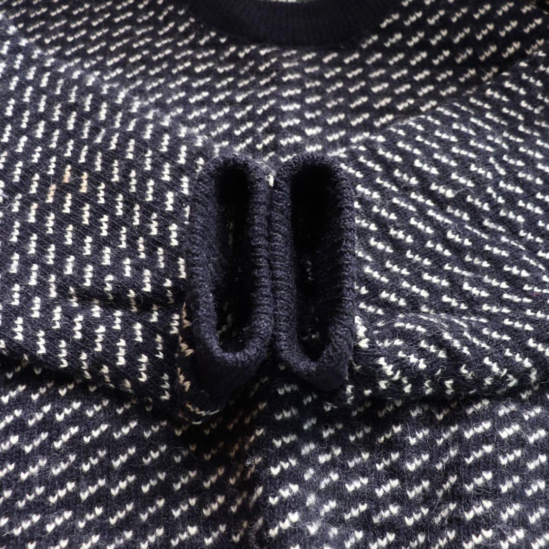 80s L.L. Bean エルエルビーン バーズアイ ニット ヴィンテージ L