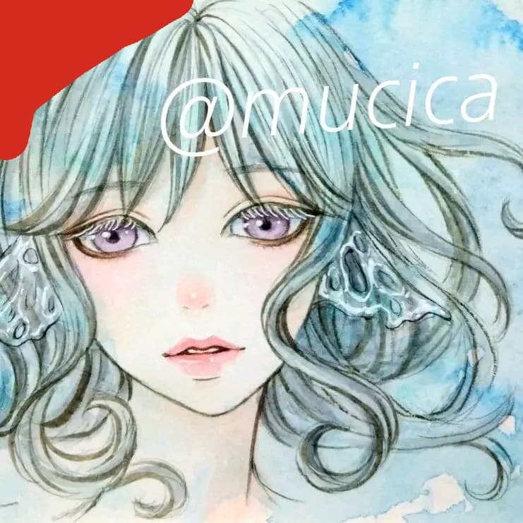 専用　手描きイラスト《water Fairy》オリジナル　水彩画オリジナル