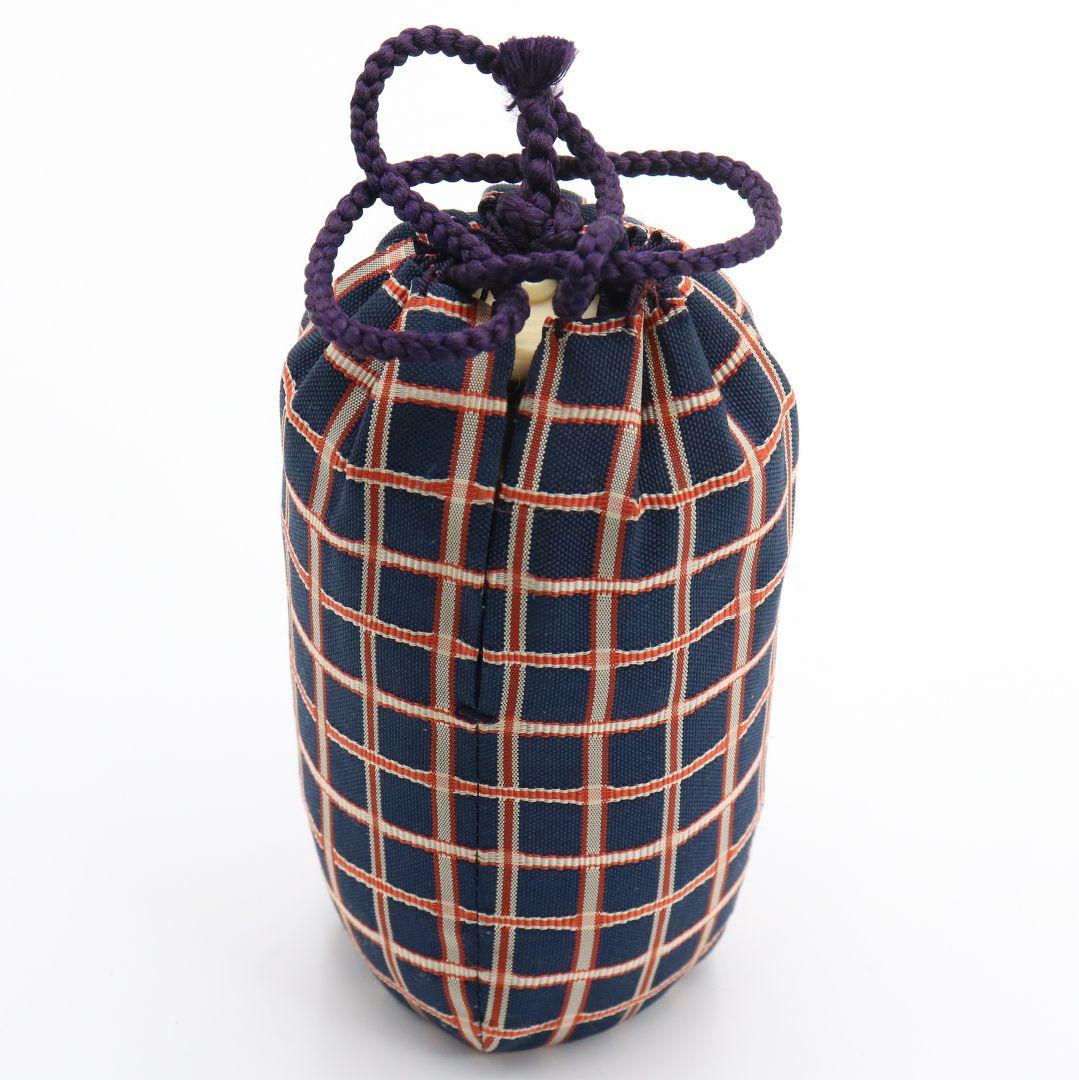 石田陶春作 丹波茶入 仕覆付 茶道具 共箱　C454　NT5