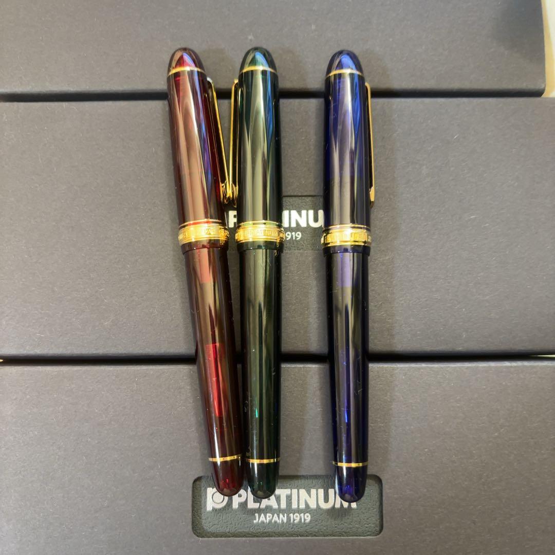 プラチナ万年筆　センチュリー　セット
