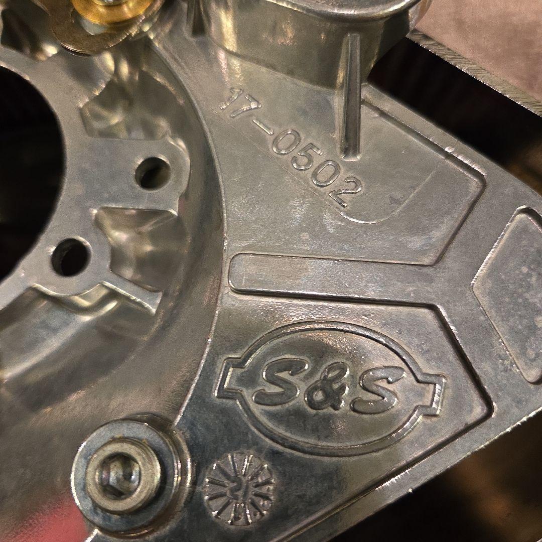 ハーレーS&Sティアドロップエアクリーナー未使用品激安 スーパーE/Gキャブ用