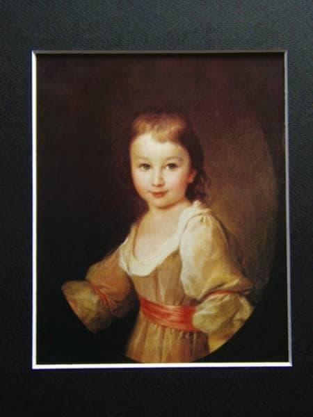 レビーツキー・ドミートリー・グリゴリエビッチ、希少画集画、新品額装付