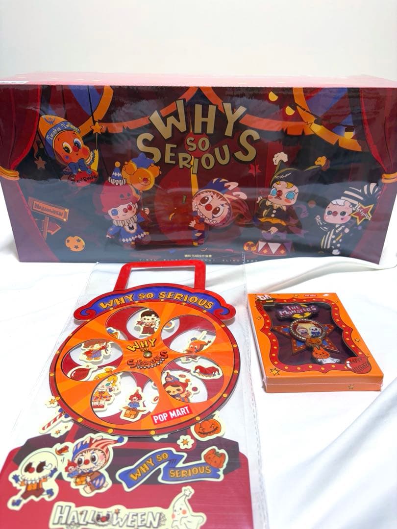 【ノベルティ付】ポップマート WHY SO SERIOUS ぬいぐるみ アソート