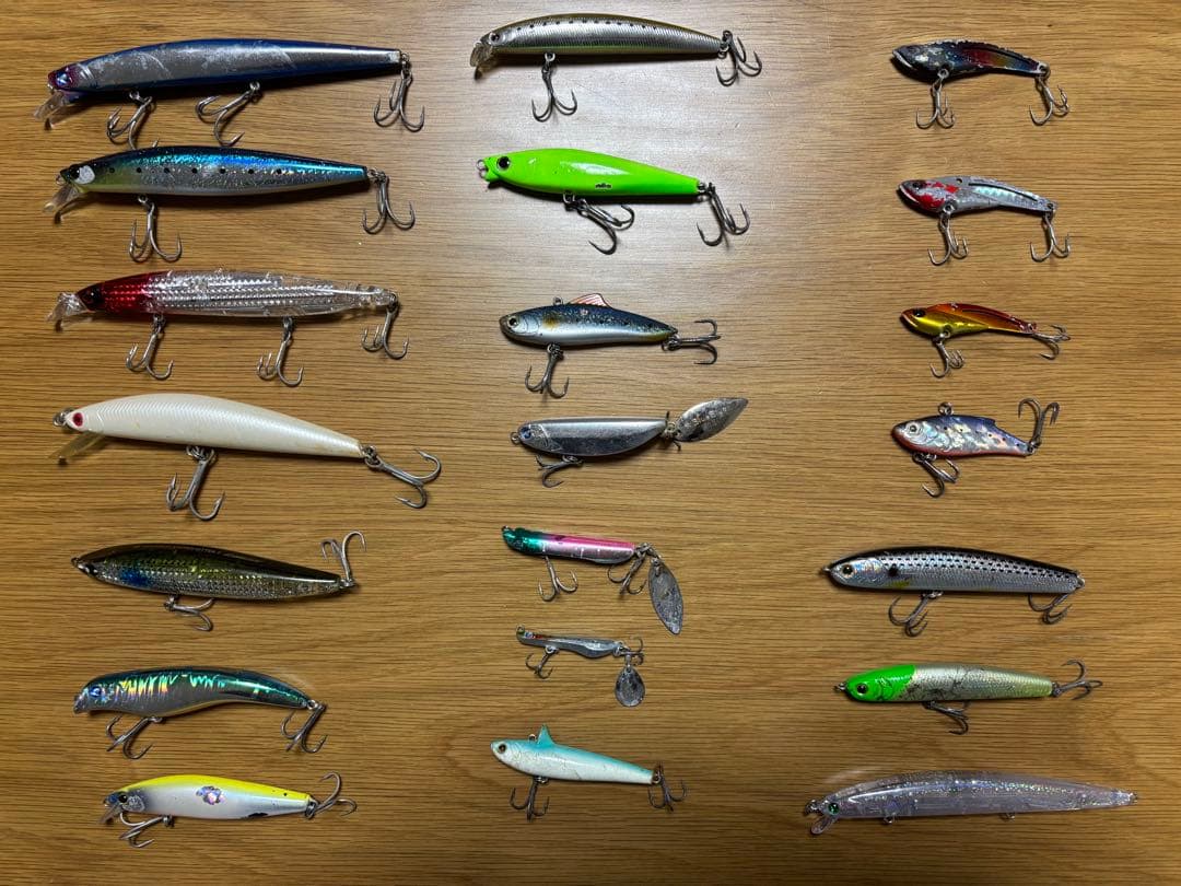シーバスルアーまとめ売り 21点