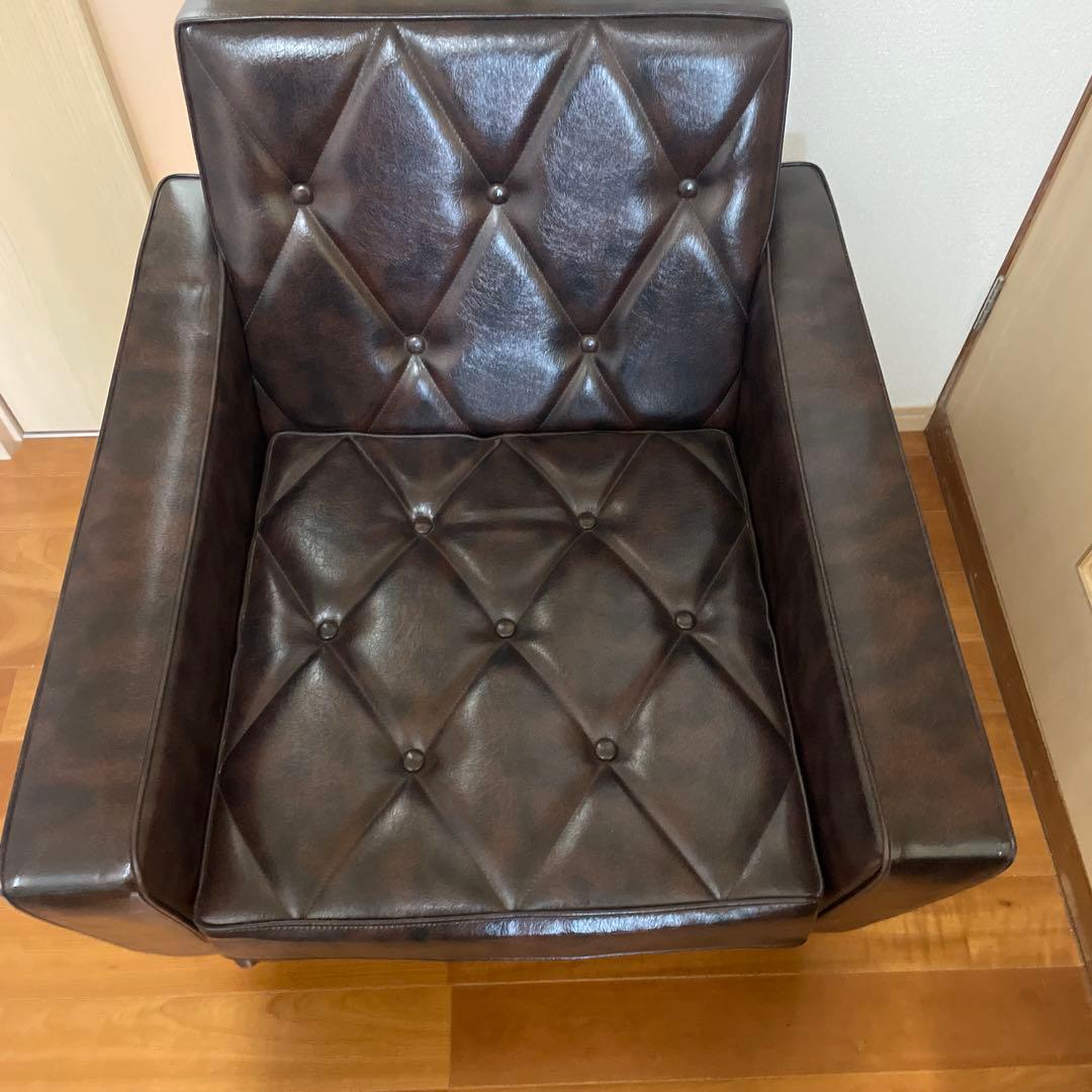 ★週末セール★カリモク　ロビーチェア　 1人掛け　アームチェア 　ダークブラウン