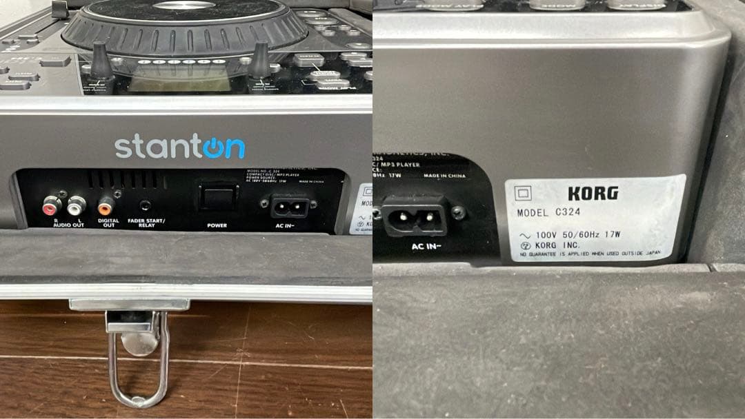 ECK42 コルグ スタントン C.324 M.212 CDJプレイヤー 現状