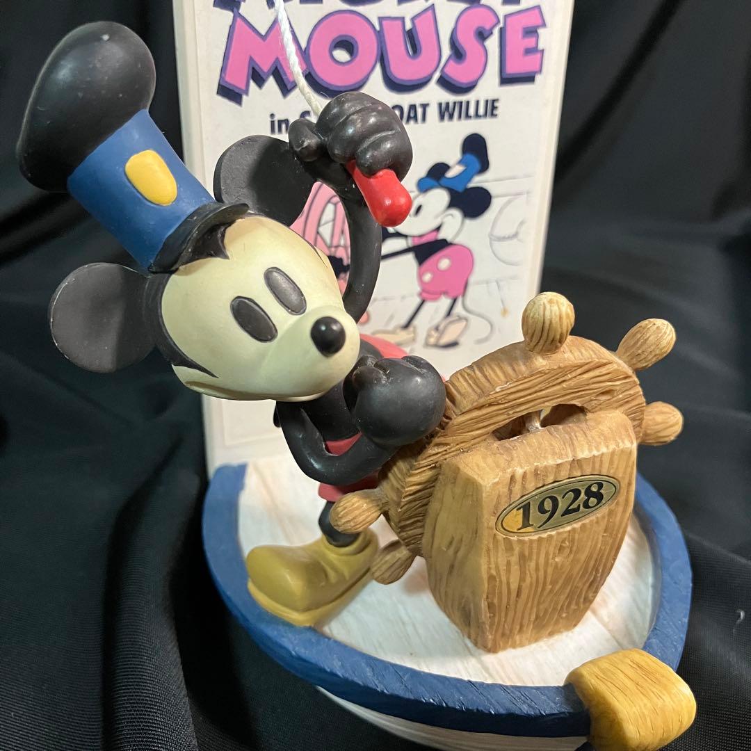 【匿名配送/希少】Disney/エネスコ/ミッキーマウス/蒸気船ウィリー1928