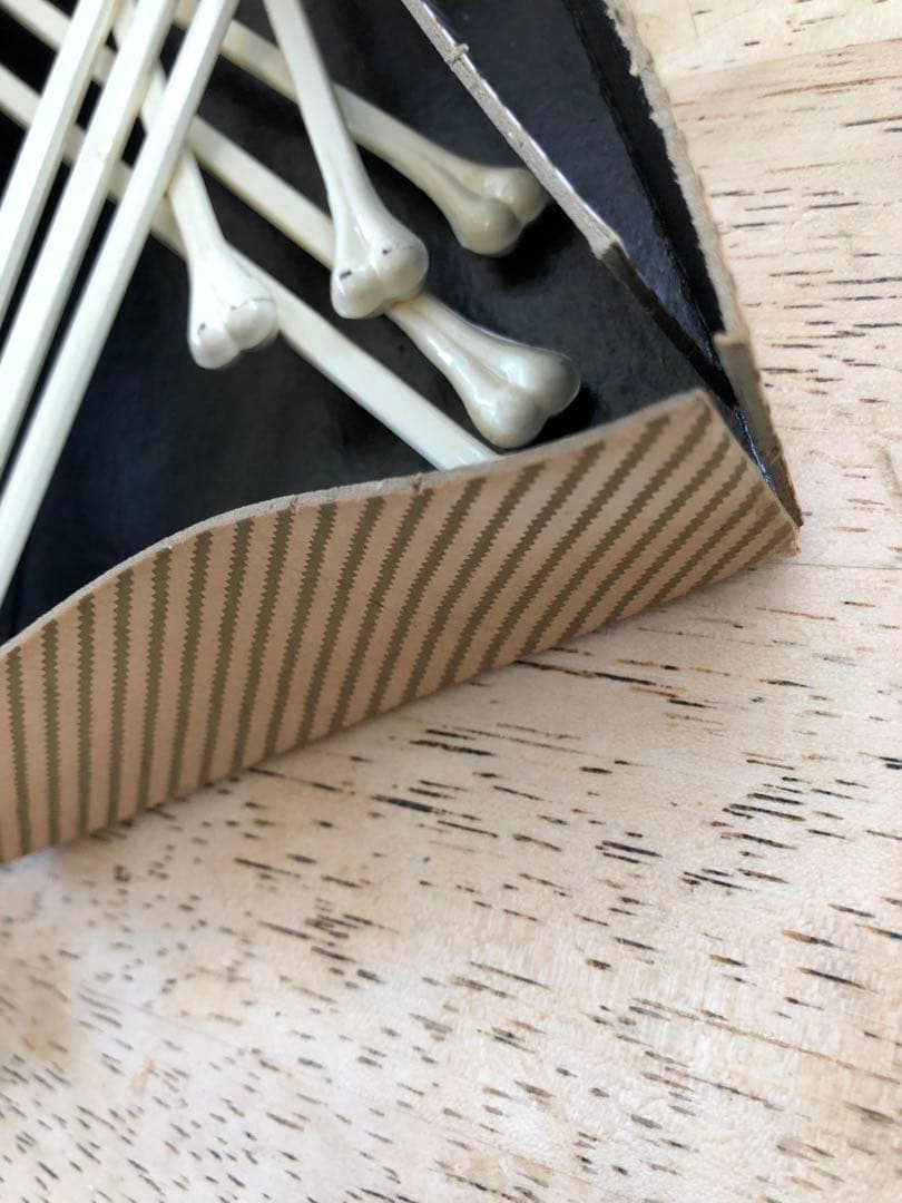 ビンテージ50s スカル　髑髏　骸骨　ネイバーフッド　ミッドセンチュリー　レトロ