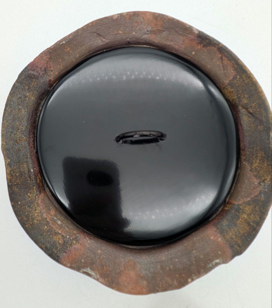 後藤岳水 備前焼 砂金袋型水指 共箱合布栞 水差 抹茶道具 茶器 食器 容器