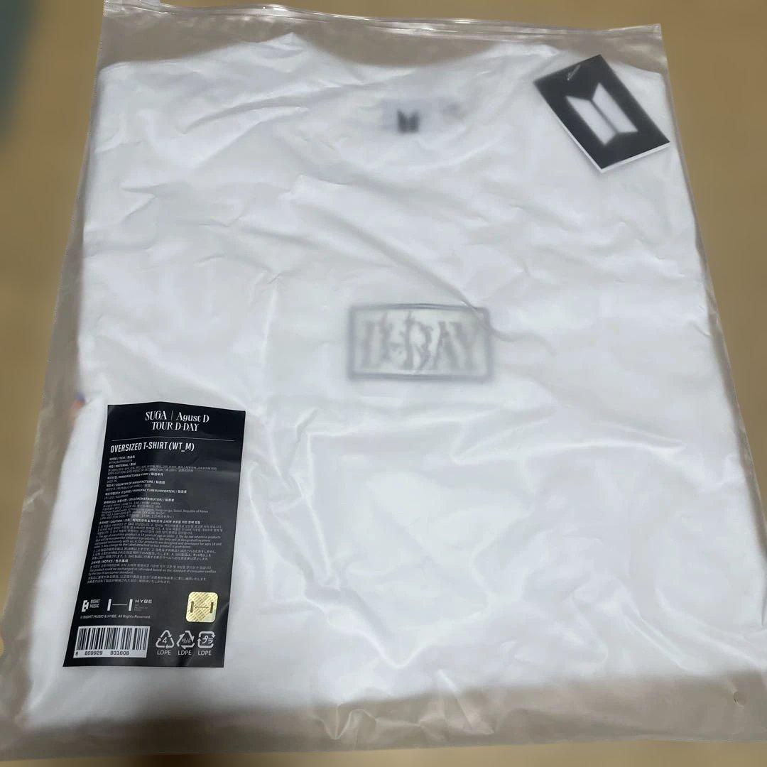 SUGA | Agust D TOUR D DAY Tシャツ Mサイズ　白