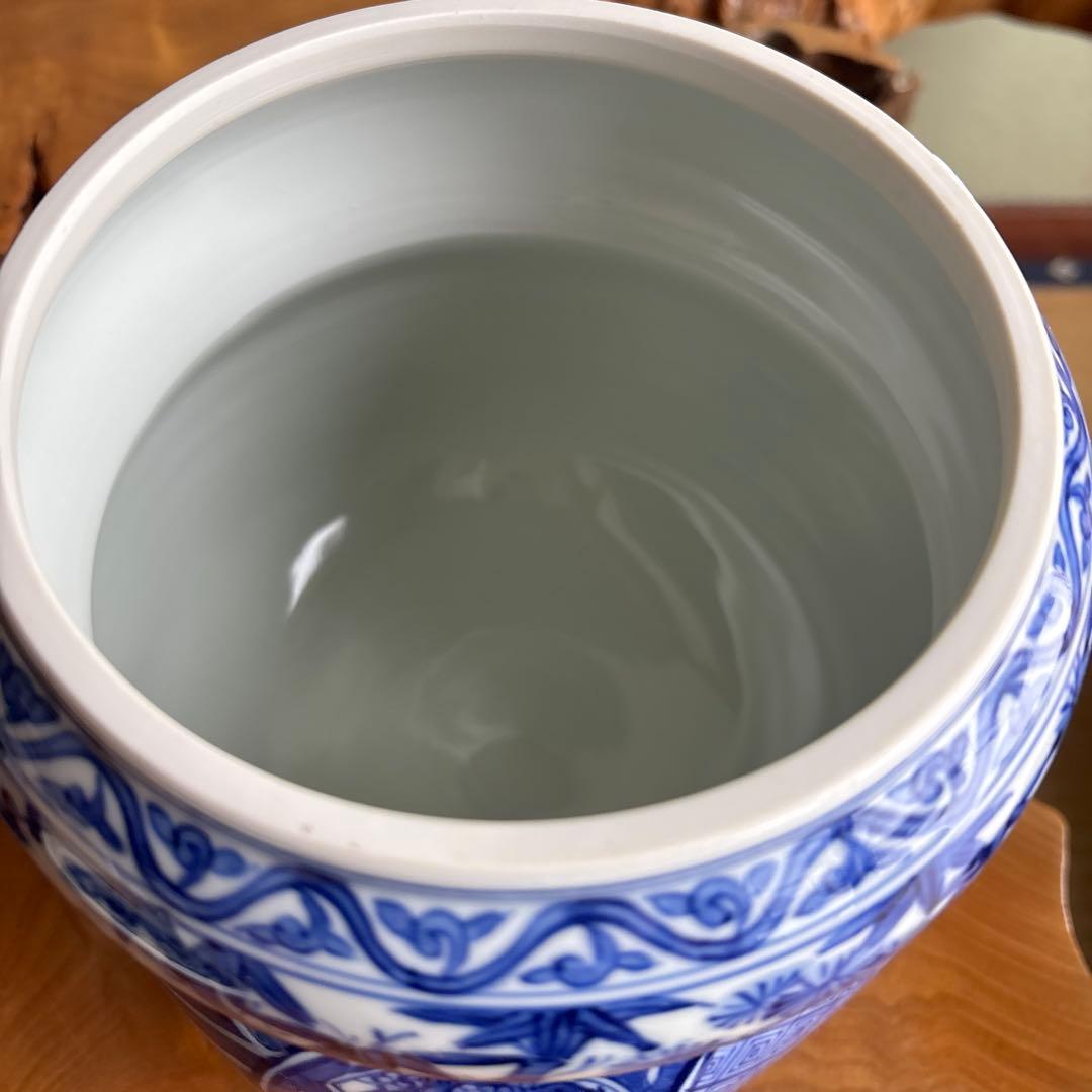 祥瑞瓢腰捻 水指 高野昭阿弥造 茶道具 共箱