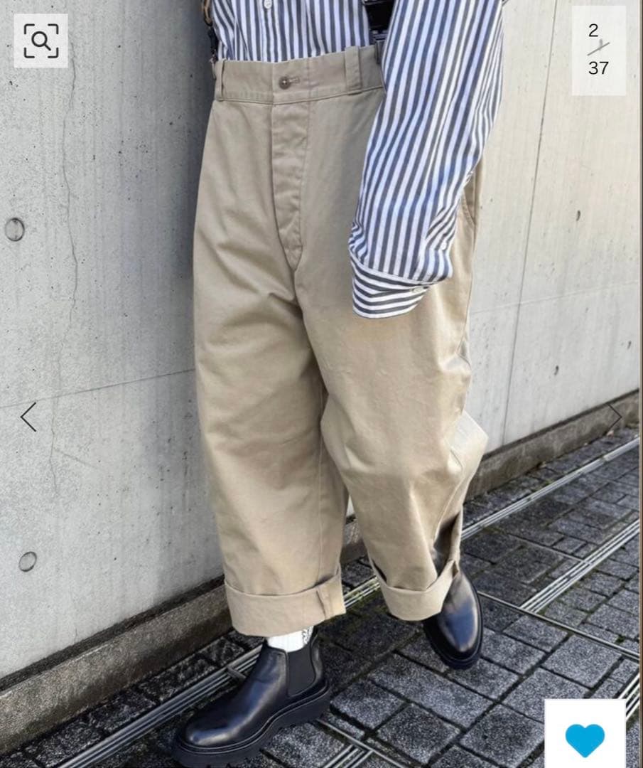 チマラ　別注チノパン　ジャーナルスタンダードラックス　ベージュ34