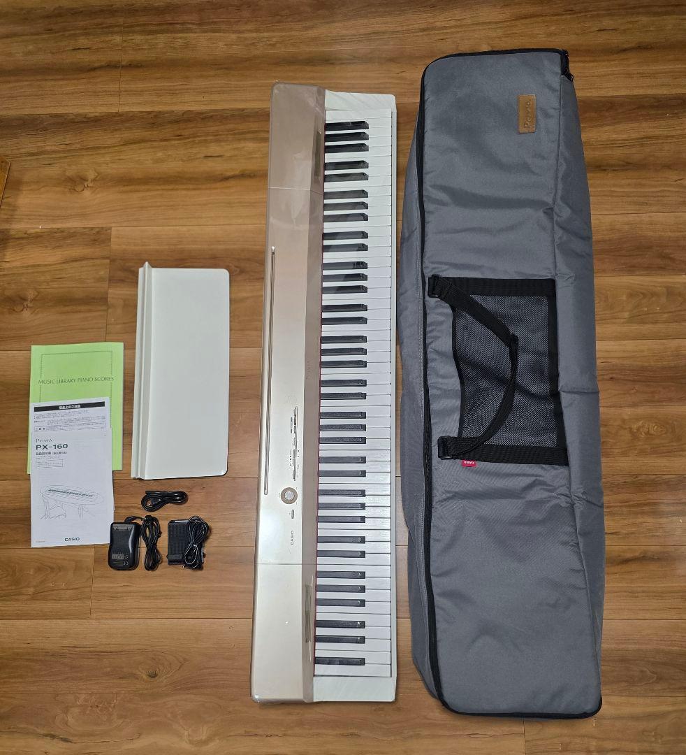 【美品:ケース付き】カシオ 電子ピアノ Privia PX-160GD