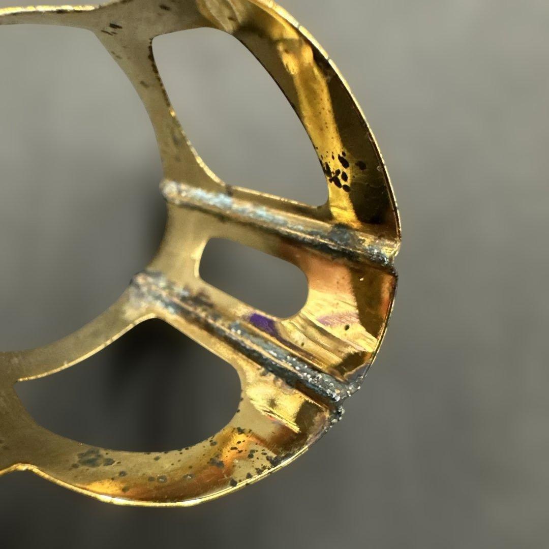 BG L11 ALTO サックスリガチャー ゴールドメッキ