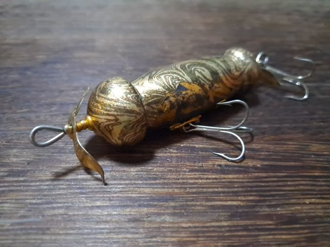 道楽　DOWLUCK 　ドウラク　クルクルチンチン　金沢金箔銀墨流し　レアカラー