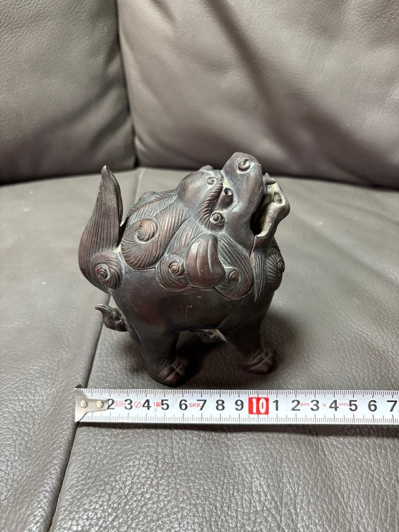 獅子　香炉　置物