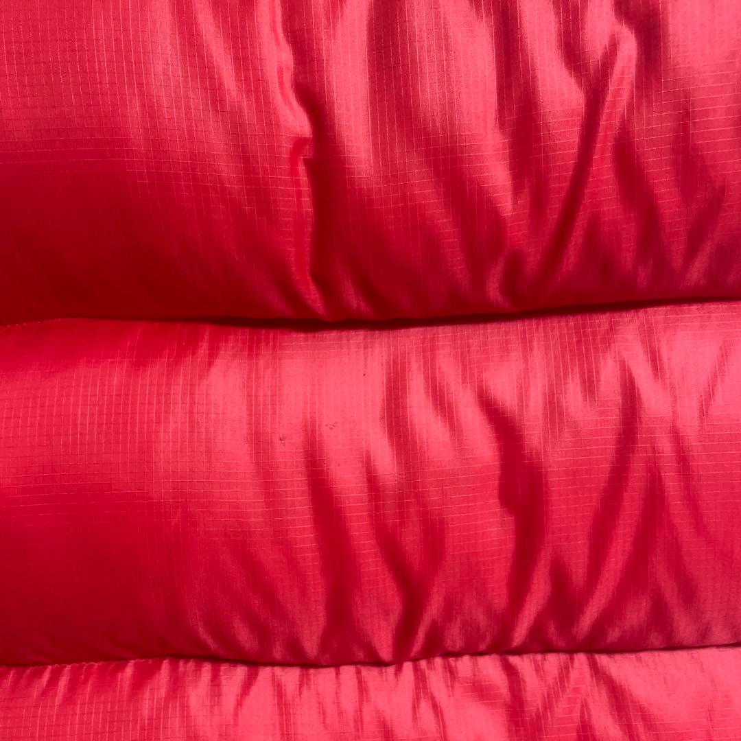 【激安】THE NORTH FACE ダウンベスト赤黒