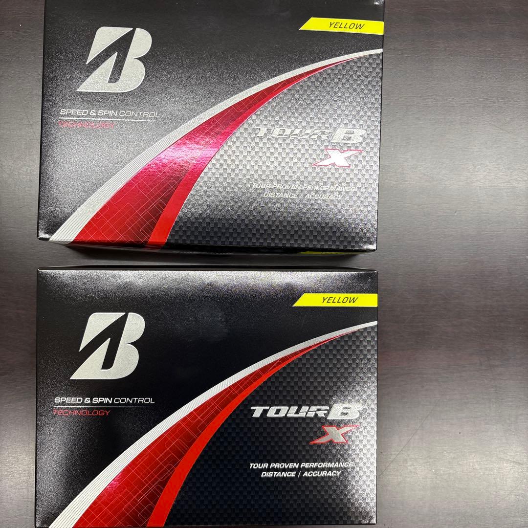 ブリヂストン TOUR B Xイエロー ゴルフボール2ダース